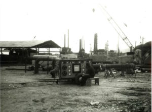 trattamenti termici sul pontile Saras